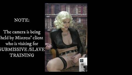 Oh My Lil Subbie/slaves Mistress Wants to Talk to You. Here Is a Quick Sample of a Behind-the-scenes I Did with a Lil Subbie/sla