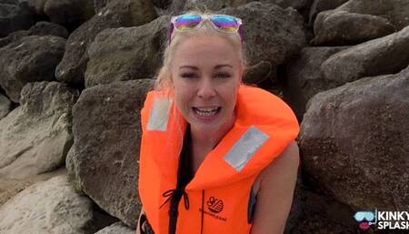 Lifejacket Changing on the Beach
