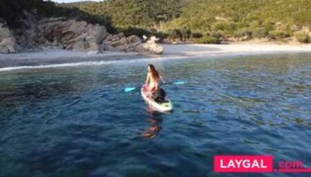 Drone Spies on Naked Surfer with Amazing Views