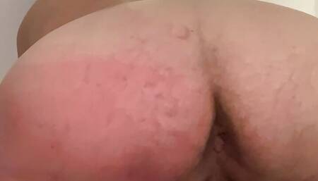 I put my red ass on with the belt