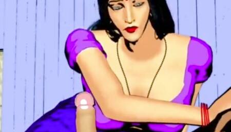Sexy Indian girl Fuck Hindi animated part 3