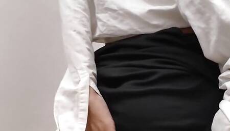 Girl alone sex under the bad