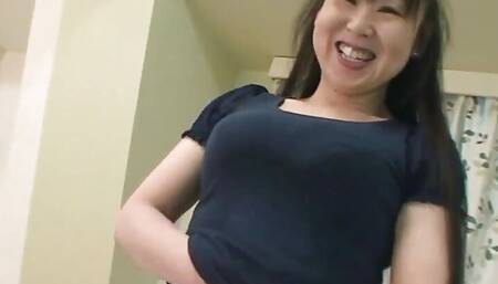 Japanese GILF with big natural tits