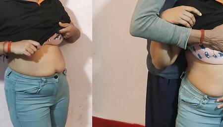 rough fucking thirsty stepaunty's ass before her pussy