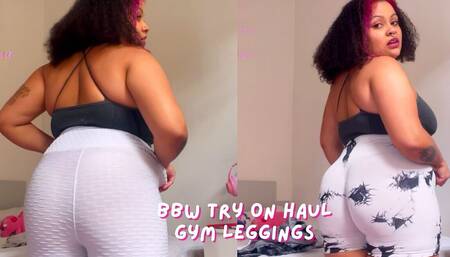BBW Try on Haul Gym Leggings