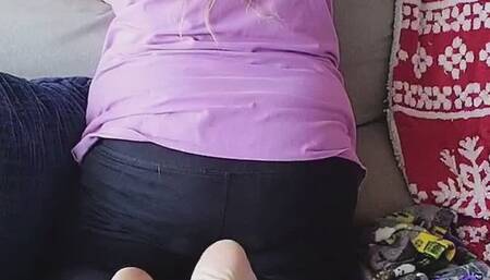 Bbw ass and feet worship