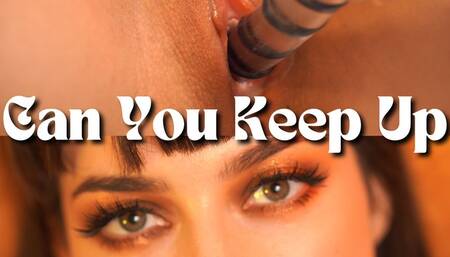 Mesmereyes: close up pussy play and intense eye contact