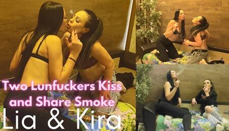 Two Lunfuckers Kiss and Share Smoke