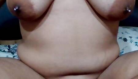 OMG THOSE SAGGY BOOBIES IS GETTING MASSAGED & PIERCED??? (fake piercing)