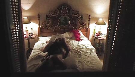 Naughty Lesbian Games on the Bed