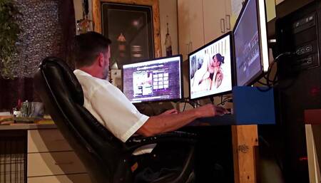 2nd Attempt at a Massage Video with My Roommate. She Blames the Lotion....