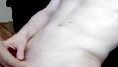 College Jock Jerks Off and Cums