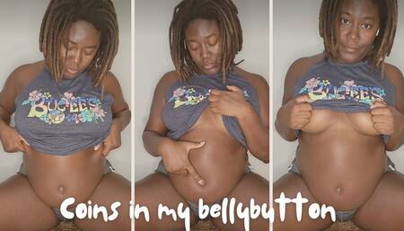 Coins in my bellybutton