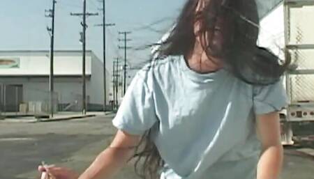 Another bitch enjoyed having two super sized schlongs in her nasty cunt and her ass