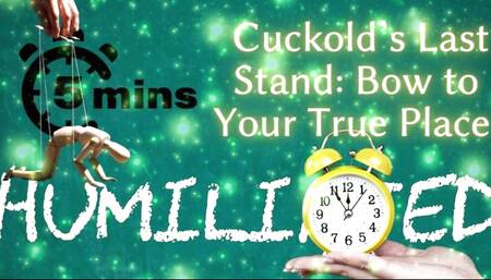 Shamestream: Cuckold's Last Stand - Bow to Your True Place