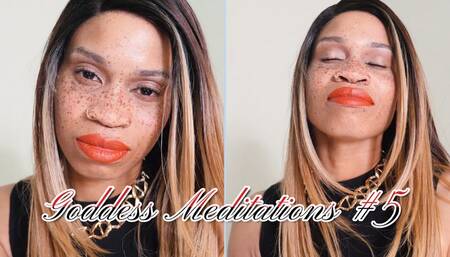 Goddess Meditations #5- Ebony Femdom Goddess Rosie Reed Goddess Worship Sensual Meditation Thought Programming For Slave Beta Males- standard definition