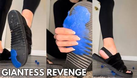 Giantess Feet Revenge Slipper Crush