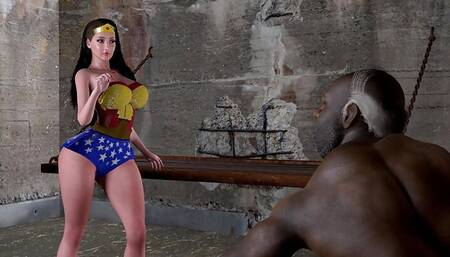 Desi Old Coal-miner Summoned Wonder-woman for Sex.