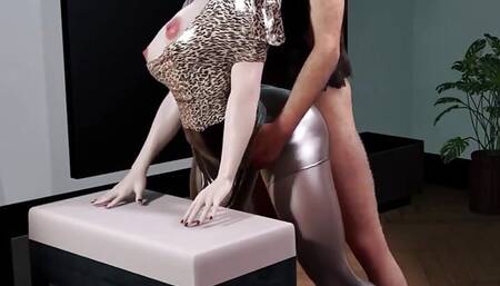 3D Big Boobs Mature MILF Cheating with Big Old Dick