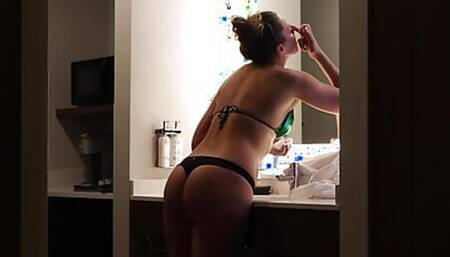 Milf Meets Friend In Public Sauna