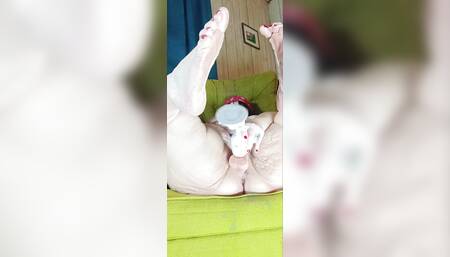 Legs Spread Wide Squirting a Rive This Fat Whore He Loves Putting It in Her