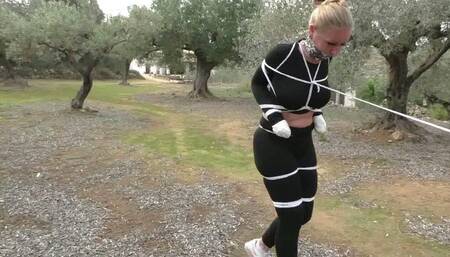 Dany Blonde - Hard Bondage Walk Training for the sexy Austrian Blonde - Part 2 wmv SD