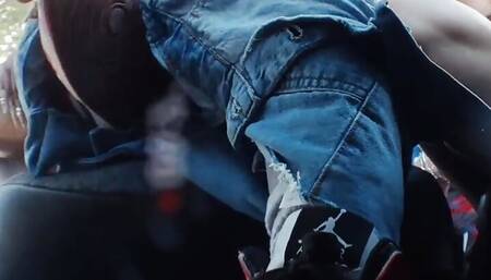 Squirt in the Car in Less Than Six Minutes Riding My Husband's Best Friend's Cock