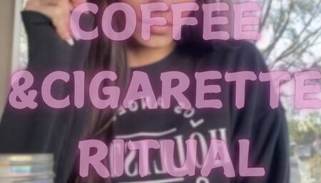 coffee & cigarette ritual
