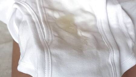 I tried ejaculating (3rd time) in a brand new brief!