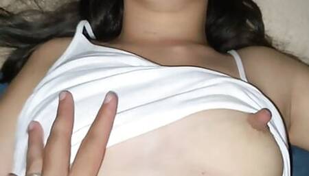 Latina white girl getting caught hard by her brother-in-law