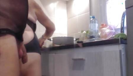 Sizzling in the Kitchen: A Delectable Distraction - 317