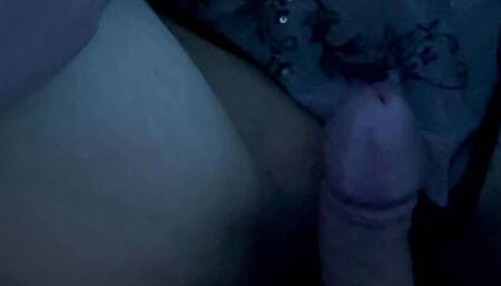 I'm fucking my wife Jamilla in missionary in the bedroom and cummed over her wet and hungry pussy