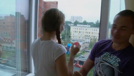 Barely legal Svetlana Topol a redhead Russian slut gets her