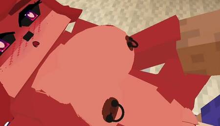 Minecraft Fapcraft: Fazclaire's Nightclub Edition I face fuck Fexa, Foxy, and do the missionary and Cowgirl