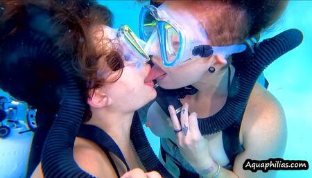 Aquaphilias- Indica Fetish- Naughty Jinjer- Double Hose SCUBA Orgasms