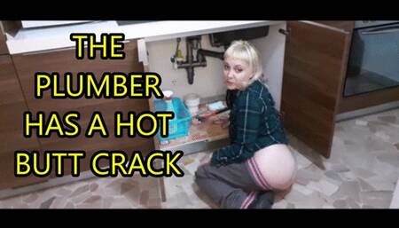 The Plumber's cheeky Buttcrack