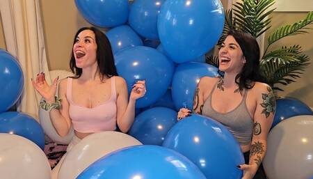 Balloon Session with Mia Hope and Jasmin Jai