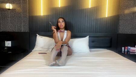 BRUNNETE GODDESS FARTING ON MY NEW SLAVE GIRL part 1 By BELLA BELLA AND CAROL CAM BY DANI FULL HD