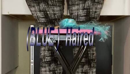 Goddess Hazel21 Vault Video Blue Haired Lady Fan Custom pt1