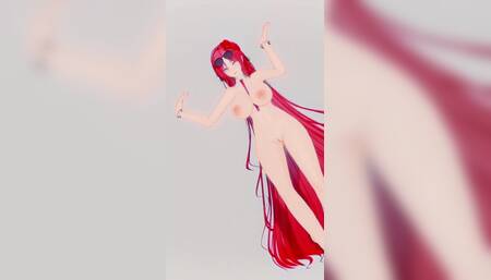 Azur Lane Alsace Hentai Nude Dance Savage Hot Sexy Big Boobs Mmd 3D Red Hair Color Edit Smixix