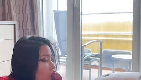 RIMMING AND CUM ON FACE ( half spidey costume edition)