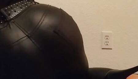 Leather Pants Sissy Leg Worship