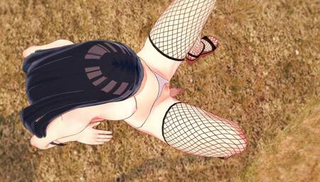 Sex with beautiful Hinata - 3D Hentai