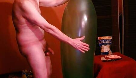 127) Big Blimp Balloon Inflate Pop Jerk and Cum