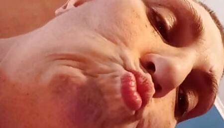 Self Spanking and Cumming