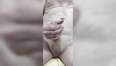 Big white cock jerking while watching porn watch till end for creamy cumshot