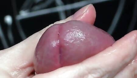 Closeup of Stroking, Cumming and Pot