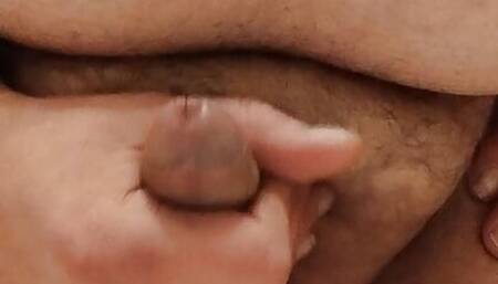Small dick cum shot