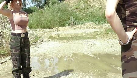 Welcome to horny Tranny Army! Compete for the jerk off performance test!