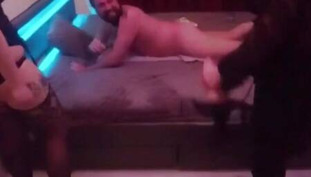 Bisexual Husband Fucked by Bisexual Group